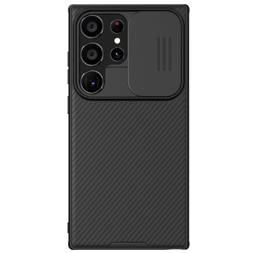 Samsung Galaxy S24 Ultra 5G NILLKIN Black Mirror Pro Series Camshield PC Phone Case - Black